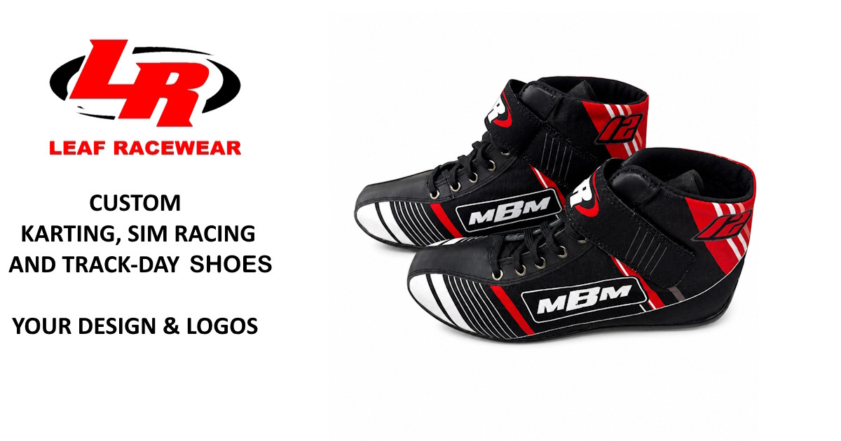 Custom Karting Shoes | Personalized Racing Shoes | Leaf Racewear