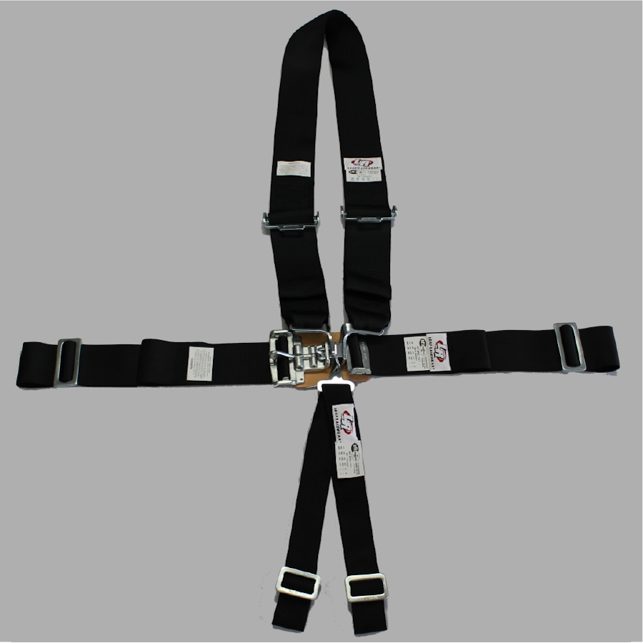 71050 – 6-Point Wrap-Around Harness System with V-Type Shoulder Belts and Lever Latch